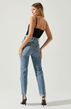 Janet Ruched Bustier Top -Chic Ladies Wear Shop ACT17810 BLACK 6