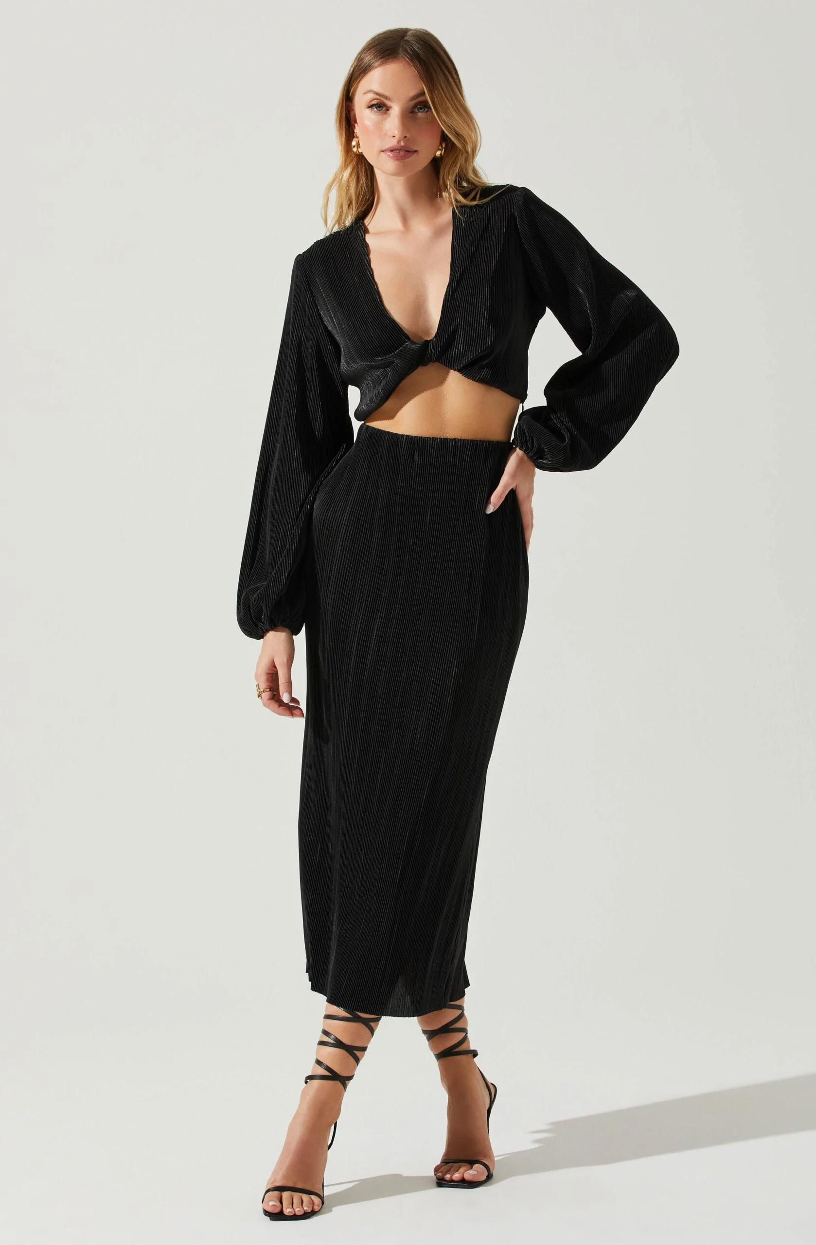 Cataleya Plisse Twist Bust Top 4 Cataleya Plisse Twist Bust Top - Image 2