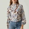 Veronica Floral Cutout Top