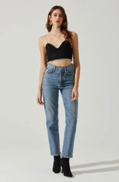 Kira Pearl Embellished Sweater Top 17 Kira Pearl Embellished Sweater Top -Chic Ladies Wear Shop ACT17886 BLACK 1