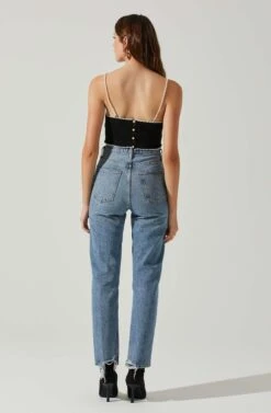 Kira Pearl Embellished Sweater Top 18 Kira Pearl Embellished Sweater Top -Chic Ladies Wear Shop ACT17886 BLACK 6