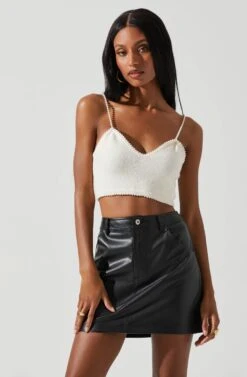 Kira Pearl Embellished Sweater Top 20 Kira Pearl Embellished Sweater Top -Chic Ladies Wear Shop ACT17886 CREAM 3