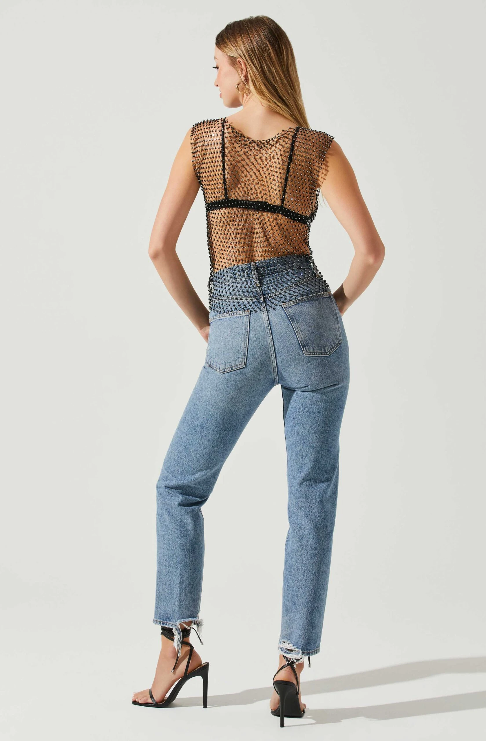 Julane Rhinestone Mesh Top 7 Julane Rhinestone Mesh Top - Image 5