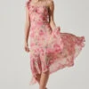Camelia Floral Midi Dress -Chic Ladies Wear Shop ADR101861C PINKGREENFLORAL 1