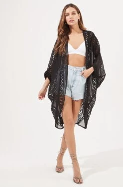 Blythe Cover Up -Chic Ladies Wear Shop AMB J91605 96 BLACK 2