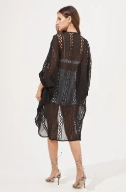 Blythe Cover Up -Chic Ladies Wear Shop AMB J91605 96 BLACK 5