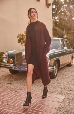 Berkley Tie Waist Coat -Chic Ladies Wear Shop ASTR FALL22 0721