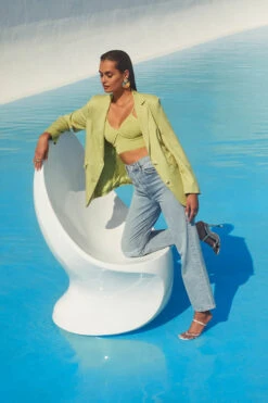 Rio Oversized Linen Blazer -Chic Ladies Wear Shop ASTR SPR22 PT1 1822