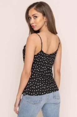 Cowl Drape Cami 25 Cowl Drape Cami -Chic Ladies Wear Shop AT15035D BLACK DOT 5A d99f1705 cc76 4496 8153 427bf2ee3ed6
