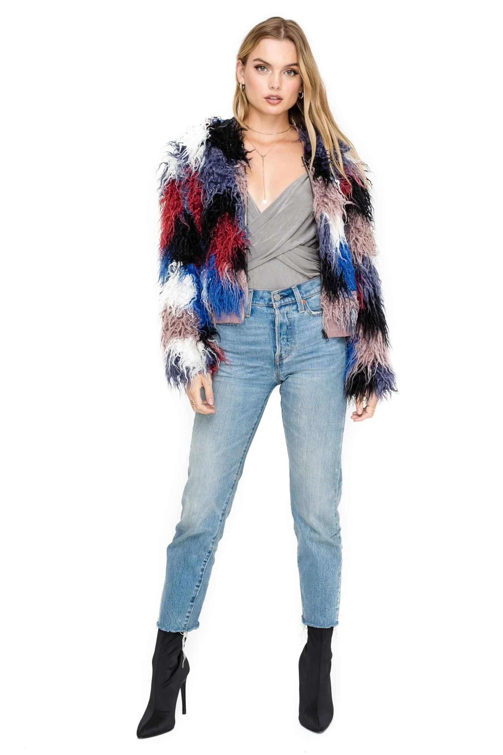 Shaggy Faux Fur Jacket 4 Shaggy Faux Fur Jacket - Image 2