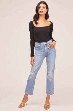 Raegan Bodysuit 25 Raegan Bodysuit -Chic Ladies Wear Shop AT15694 BLACK 1