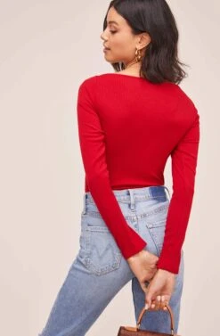 Raegan Bodysuit 30 Raegan Bodysuit -Chic Ladies Wear Shop AT15694 RED 5