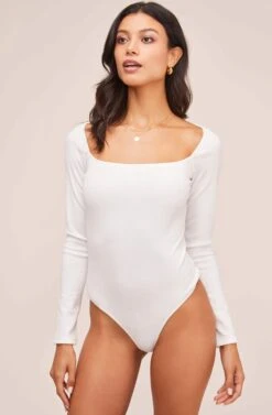 Raegan Bodysuit 33 Raegan Bodysuit -Chic Ladies Wear Shop AT15694 WHITE 3