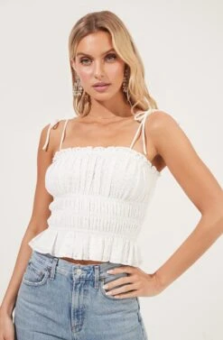 Eyelet Cami