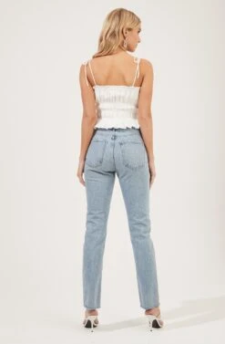 Eyelet Cami -Chic Ladies Wear Shop AT16054 WHITE 5