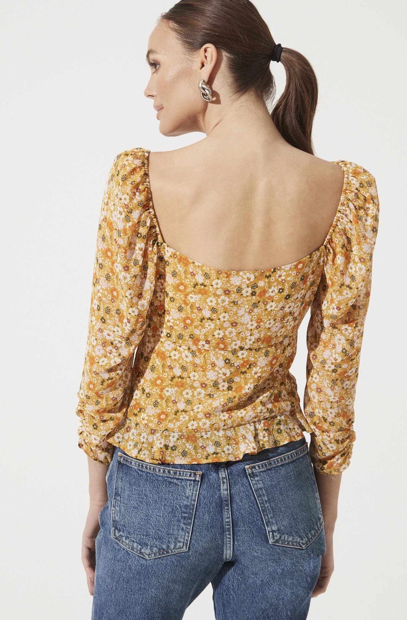 Ruched Sleeve Sweetheart Top 6 Ruched Sleeve Sweetheart Top - Image 4