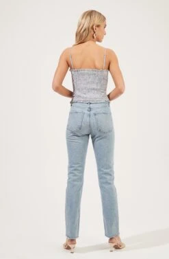 Ruched Cami -Chic Ladies Wear Shop AT16731 BLUEMULTIDITSY 4