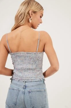 Ruched Cami -Chic Ladies Wear Shop AT16731 BLUEMULTIDITSY 6