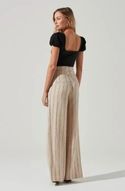 Puff Sleeve Square Neck Bodysuit -Chic Ladies Wear Shop AT17138 BLACK 1249