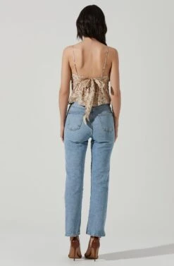 Pleated Floral Linen Cami -Chic Ladies Wear Shop AT17248 TAUPEPINKFLORAL 6