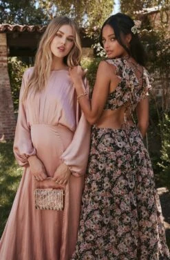 Floral Ruffle Cutout Maxi Dress -Chic Ladies Wear Shop LOOK 20 2902