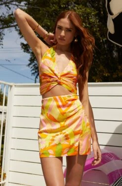 Arza Abstract Print Mini Skirt 13 Arza Abstract Print Mini Skirt -Chic Ladies Wear Shop MyronPalms 3851